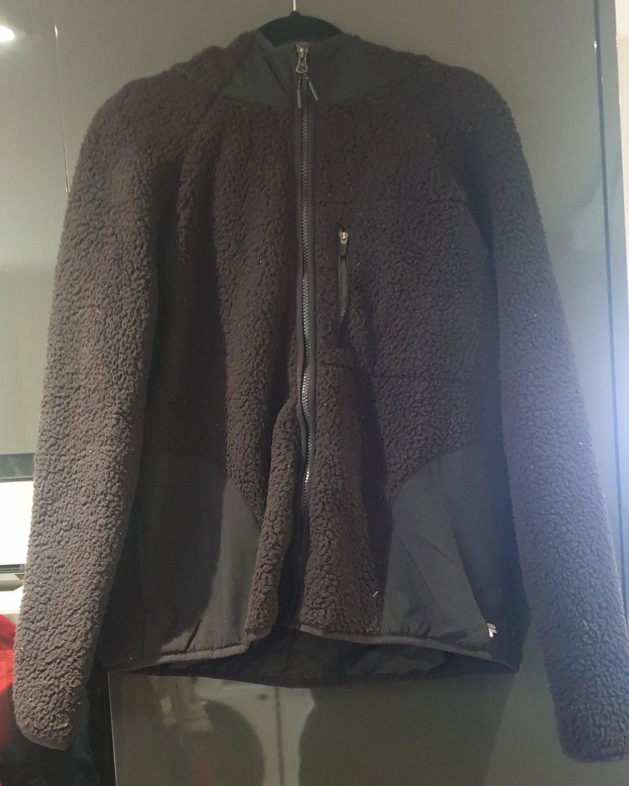 felpa con cappuccio zip fila