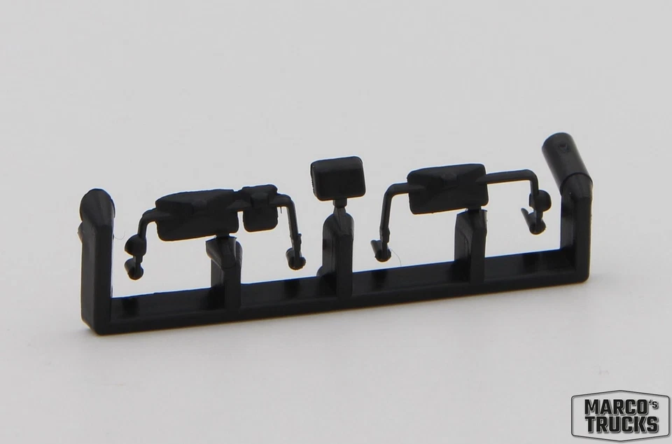 Herpa Spiegel 1 Satz schwarz für MB Mercedes Actros MP1 - 1:87 - /HN3722