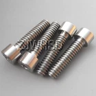 4pcs 1/4"- 20 x 1" long Ti Titanium Screw Bolt Allen Hex Socket Cap head USA