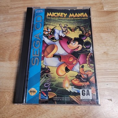 Mickey Mania: The Timeless Adventures of Mickey Mouse Sega CD, 1994 - Tested