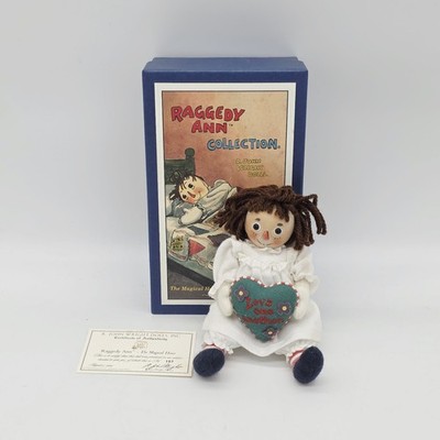 R. John Wright Raggedy Ann Magical Hour limitiert 400 aus 2004 19 cm Filz