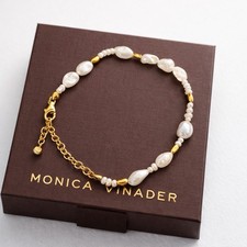 Monica Vinader Pearl Scatter Bracelet 16-20cm