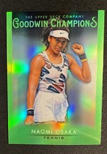 2021 Upper Deck Goodwin Champions - Platinum Naomi Osaka #15 Neon Green