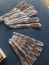 12 Teiliges Fischbesteck Versilbert NEU + OVP 6 Personen noch in Tüten verpackt