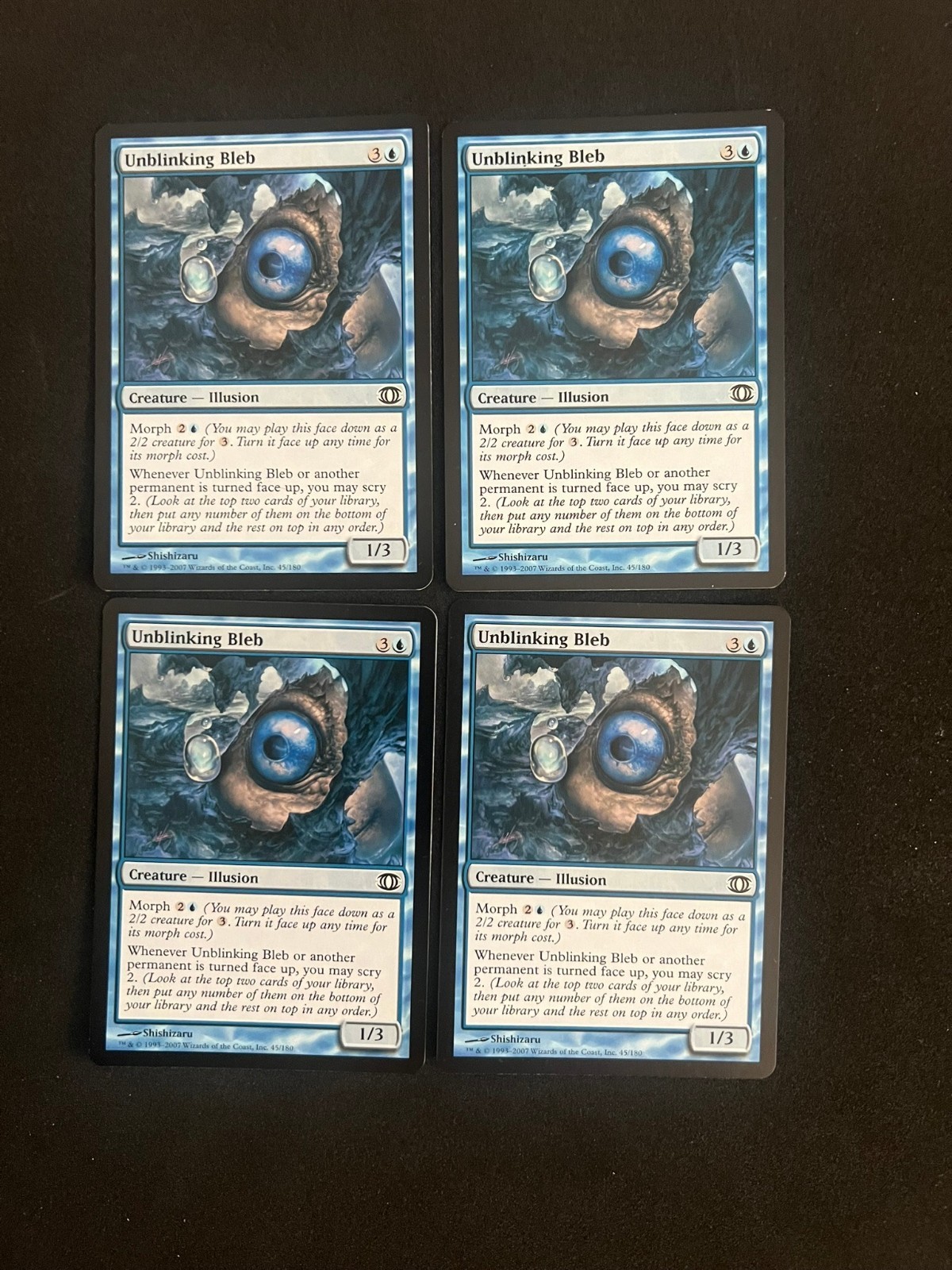 x4 Unblinking Bleb [Future Sight] Magic MTG Cards LP