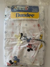 VTG 1984 Disney Babies Diaper Holder Stacker Dundee New in Package Mickey Mouse