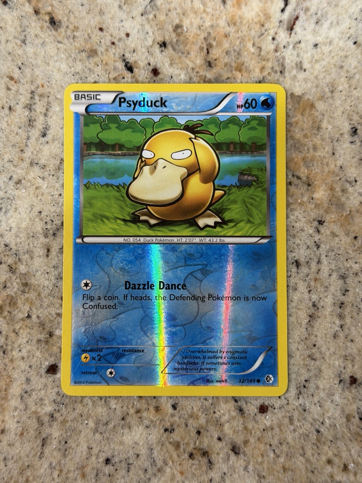 Pokemon Boundaries Crossed Psyduck Reverse Holo 32/149