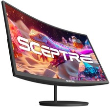 Sceptre Curved 27-inch Prime Monitor up to 100Hz 1080p, HDMI x2, VGA, 99 sRG...
