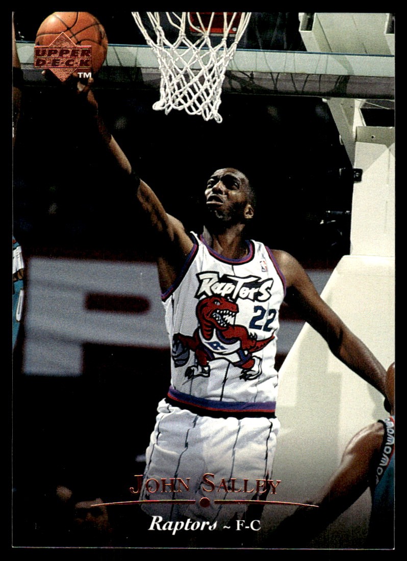 John Salley 1995-96 Upper Deck #307 Raptors NBA READ FREE SHIPPING AutographDen