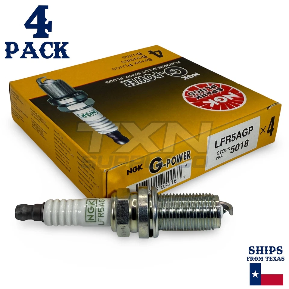 Paquete de 4 bujías NGK G-Power 2005-2006 para Nissan X-Trail 2,5 L L4 Foto 2 de 3