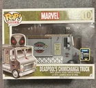 Funko Pop Rides Deadpool's Chimichanga Truck new MIB 10 2015 convention exclusiv