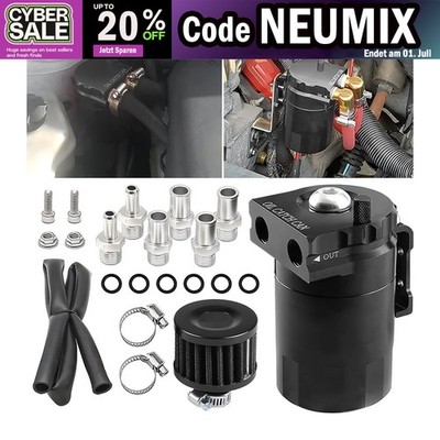 300ML Öl Catch Tank mit Filter Oil Can Ölauffangbehälter Ölsammler Ölbehälter DE