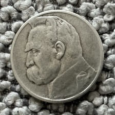 POLEN 2 ZLOTE SILBER  1934 GENERAL PILSUDSKI ERHALTUNG SIEHE BILDER