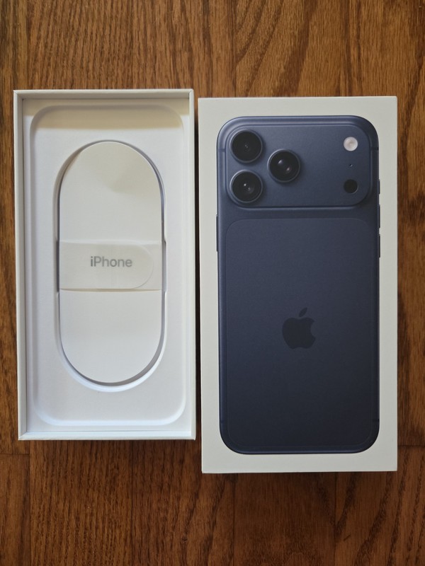 Apple iPhone Pro Max Deep Blue 256GB Cell Phone BOX ONLY Empty