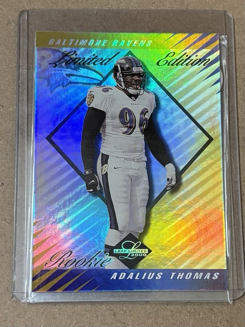 2000 Leaf Limited Adalius Thomas Ravens #274 Rookie RC Limited Edition /50