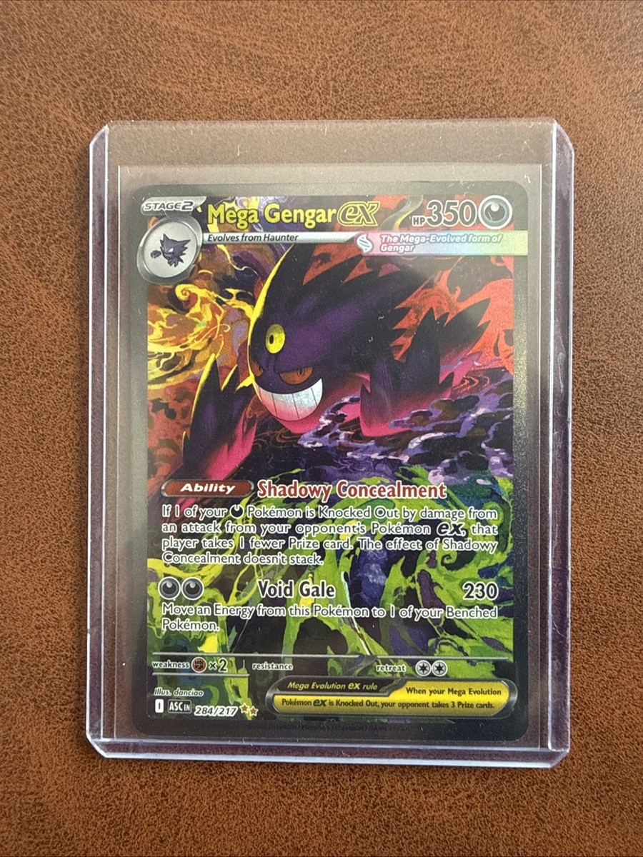Mega Gengar ex 284/217 SIR Secret Rare Pokemon Ascended Heroes NM