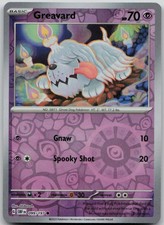 Greavard Reverse Holo 099/197 Common Obsidian Flames LP Pokemon Card