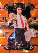 2024 Panini Select WWE - Concourse IRS #91 Orange Ice Prizm