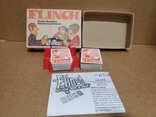 Parker Brothers Flinch Famous Card Game Vintage 1976  box is worn, cards nice 