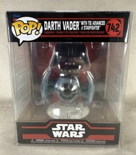 Funko Pop Rides Deluxe DARTH VADER con protector Tie Advance X1 Starfighter ATV