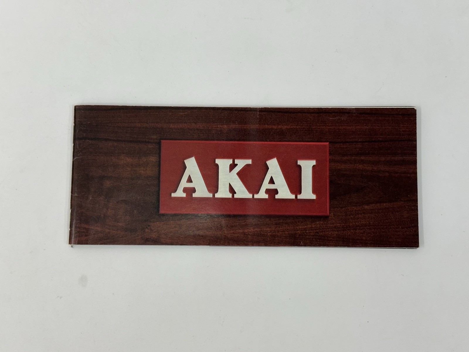 Akai Vintage Brochure Booklet Catalog