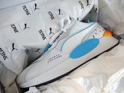 Tetris x Puma RS 9.8 White men's shoes sz 10.5 sneakers 372490-01