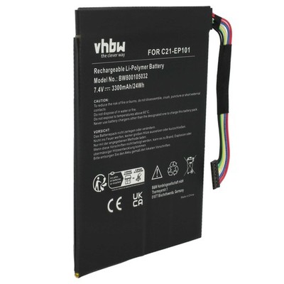 Akku für Asus Eee Pad Transformer TF101G-1B047A TF101G1B048A 3300mAh 7,4V