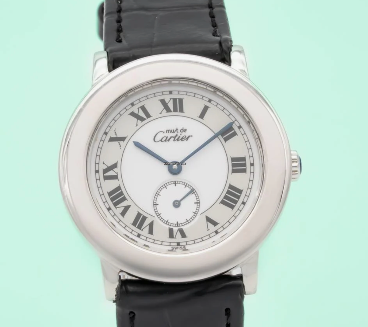Cartier Must De Cartier Ronde 1815 Silver 925 33mm
