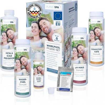 Planet Spa Whirlpoolpflege Komplett-Set, 7-teilig