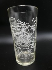 VINTAGE BARNES HONEY JAR SNOW WHITE 7 DWARFS SCROOGE MCDUCK DISNEY GLASS TUMBLER
