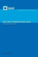 Online-Forschung 2007 | Grundlagen Und Fallstudien | Martin Welker (U. A.)
