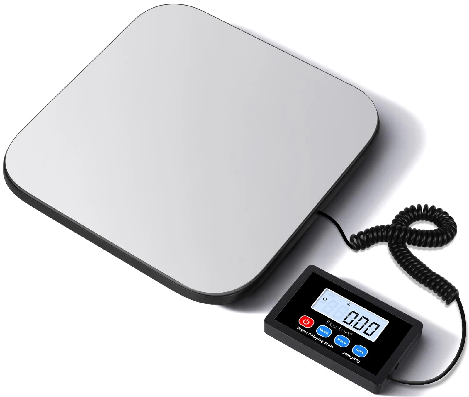 Fuzion-LiftX Shipping Scale, 440LB/200KG x 10g Digital Postal Silver