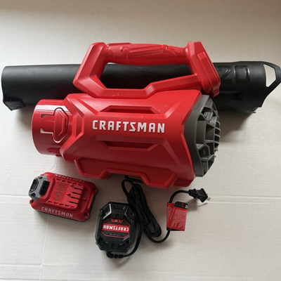#ad Craftsman V20 Cordless Axial Leaf Blower Kit Battery amp; Charger CMCBL700M1 $35.00