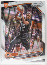 2025 Panini WNBA Prizm RAYAH MARSHALL White Seismic Prizm Rookie card #47