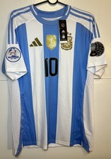 Argentina 🇦🇷 Soccer Jersey #10 Lionel Messi 2024 Copa America vs Canada LX