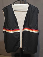 Native American Made Ribbon Vest - Black
