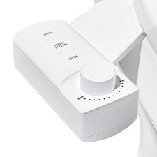 BIGCOW Ultra-Slim Bidet Attachment, Self-Cleaning Dual Nozzle Front/Rear