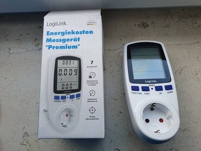 LogiLink Energiekosten Messgerät Premium Stromverbrauch