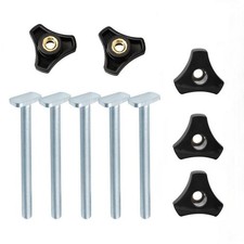 Efficient M8 Thread T Track Fasteners 5pcs Bolts and Nuts for Woodworking Tools