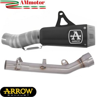 Arrow Kawasaki ZX-10R 2021 Motorrad Auspuff Pro-Race schwarz mit Fitting