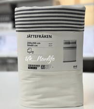 Set copripiumino letto matrimoniale IKEA JÄTTEFRÄKEN JATTEFRAKEN 200 x 200 cm nuovo