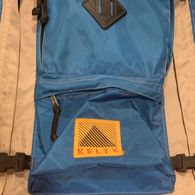 Vintage Kelty Red Wing Hiking Backpack Internal Frame Blue 22 inches long s-l400.jpg main image 3