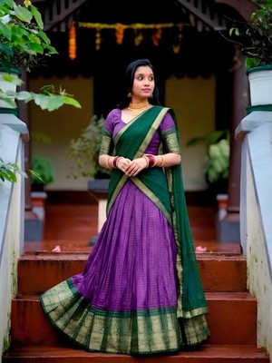 Presenting Dola Chex Lehenga Choli Mit Dupatta für Damen Festival Kleidung Braut