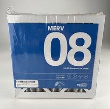 Merv Filters MERV 8 HVAC Furnace Air Filters 10" X 10" X 1" 4 Pack Brand New
