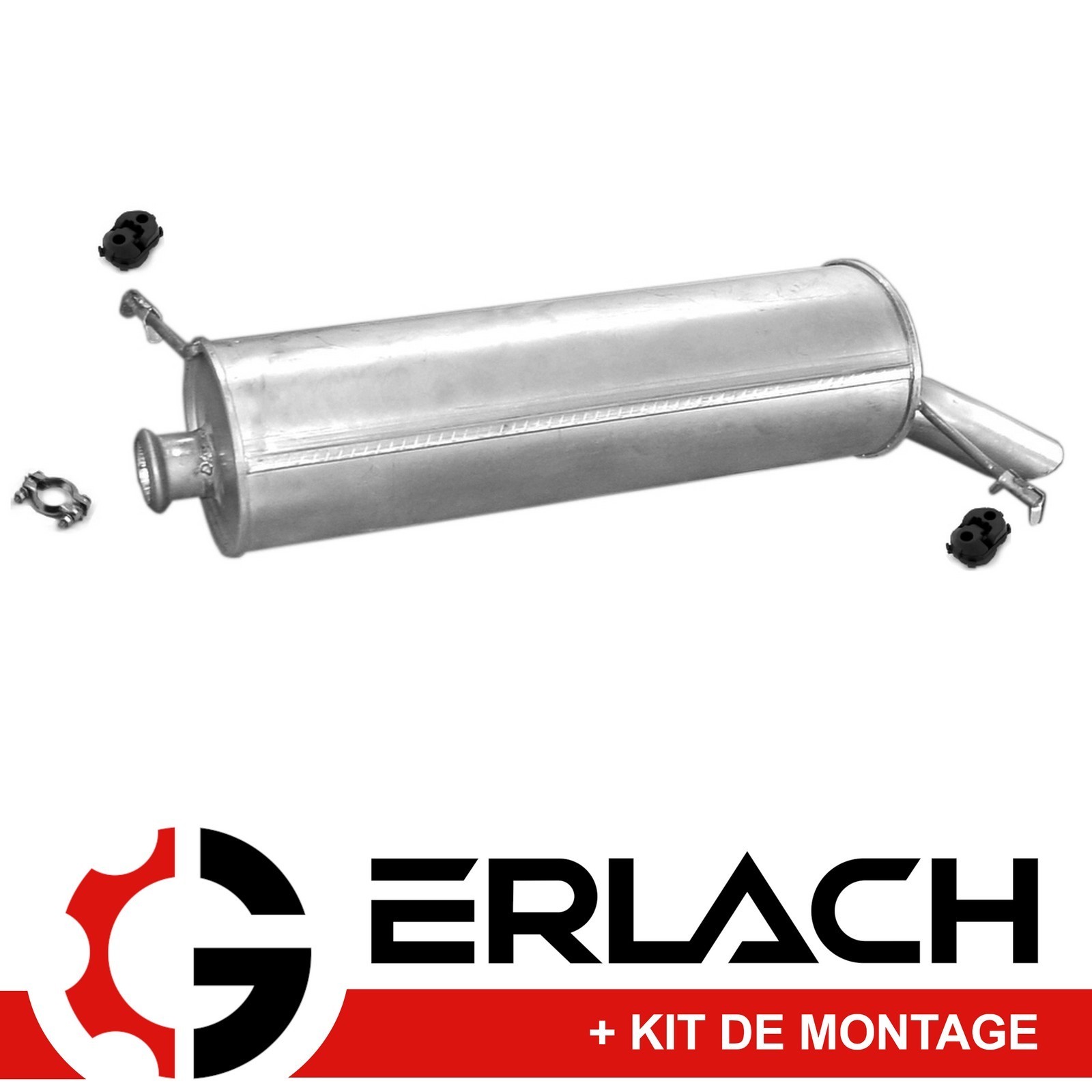 Silencieux arrière pour Citroën C5 I 2.0 HDi 653 en acier aluminisé