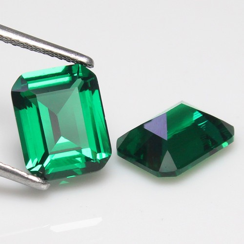 Natural Certified MUZO Colombian Green Emerald 6x4 MM Emerald Pair AAA+ Gemstone