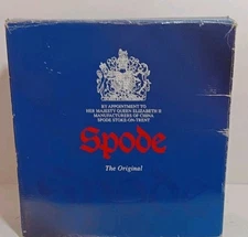 Spode Rockingham Dinner Plates Set Of 4 Original Box Visible Crazing Vintage