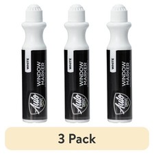3 pack Automotive Window Marker, White