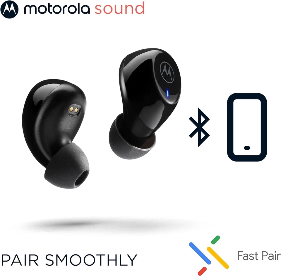 Motorola Buds 105 True Wireless Black, 21HRs Playtime, IPX5 Water resistant. - Image 2 of 4
