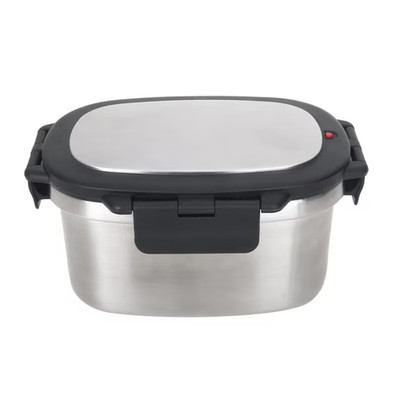 33 oz Insulated 2-Piece Stainless Steel Lunch Box Food Storage Container w/ Lid